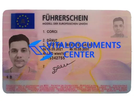 Austria driver license